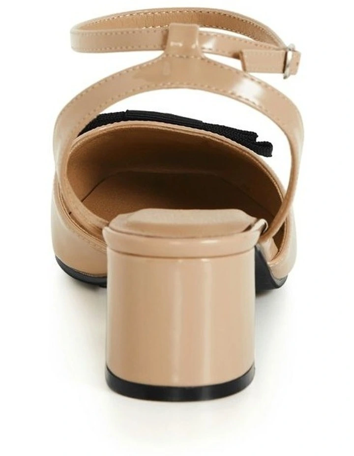 WIDE FIT Aria Heel in Almond image 3