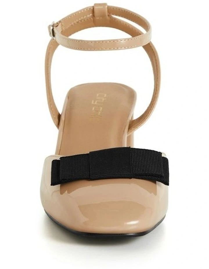 WIDE FIT Aria Heel in Almond image 5