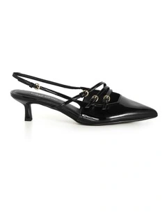 WIDE FIT Novah Heel in Black