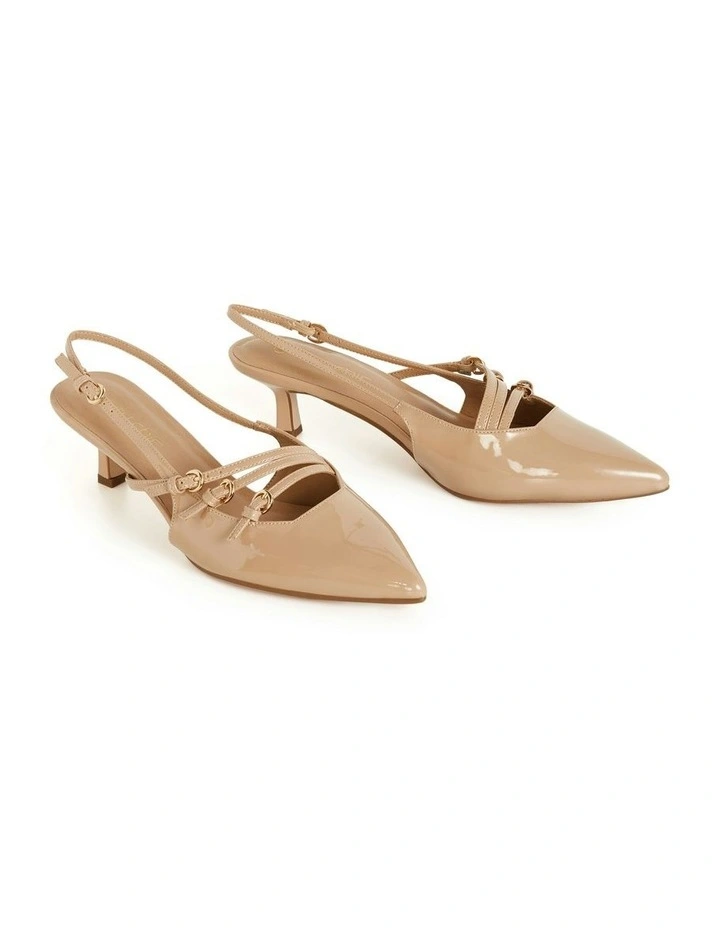 WIDE FIT Novah Heel in Almond image 6