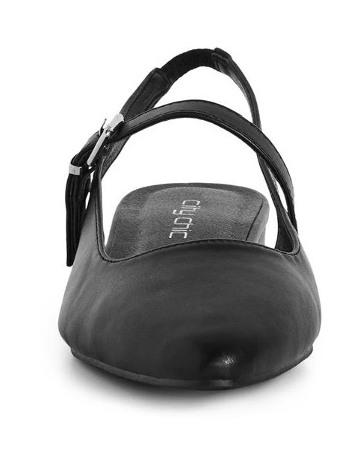 WIDE FIT Peasley Slingback in Black Matte image 5