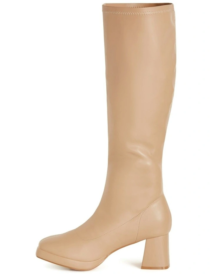 WIDE FIT Aria Boot in Caramel image 4