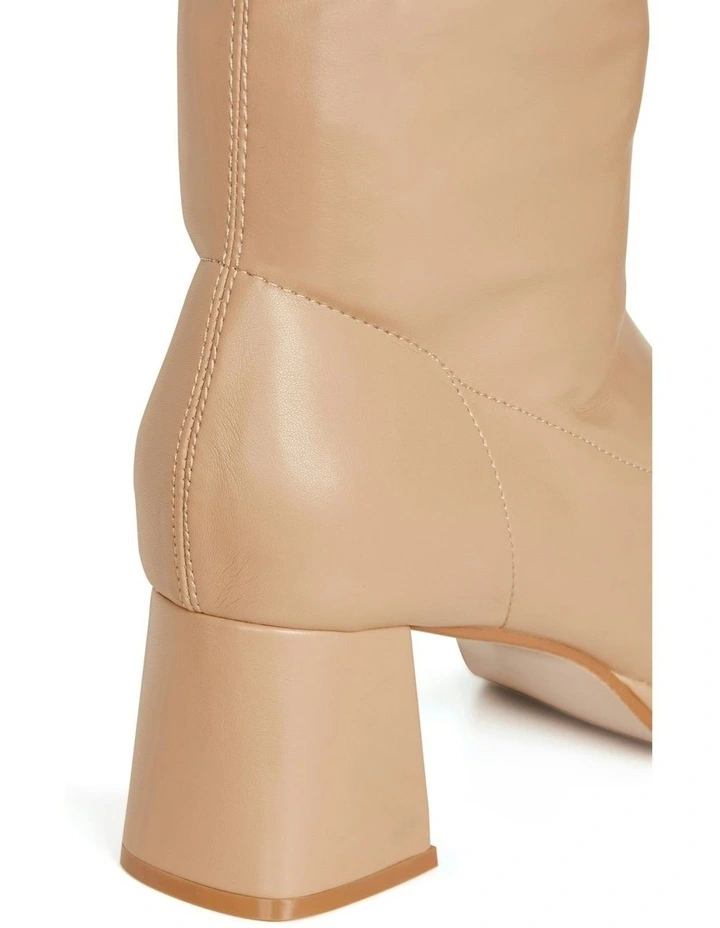 WIDE FIT Aria Boot in Caramel image 7