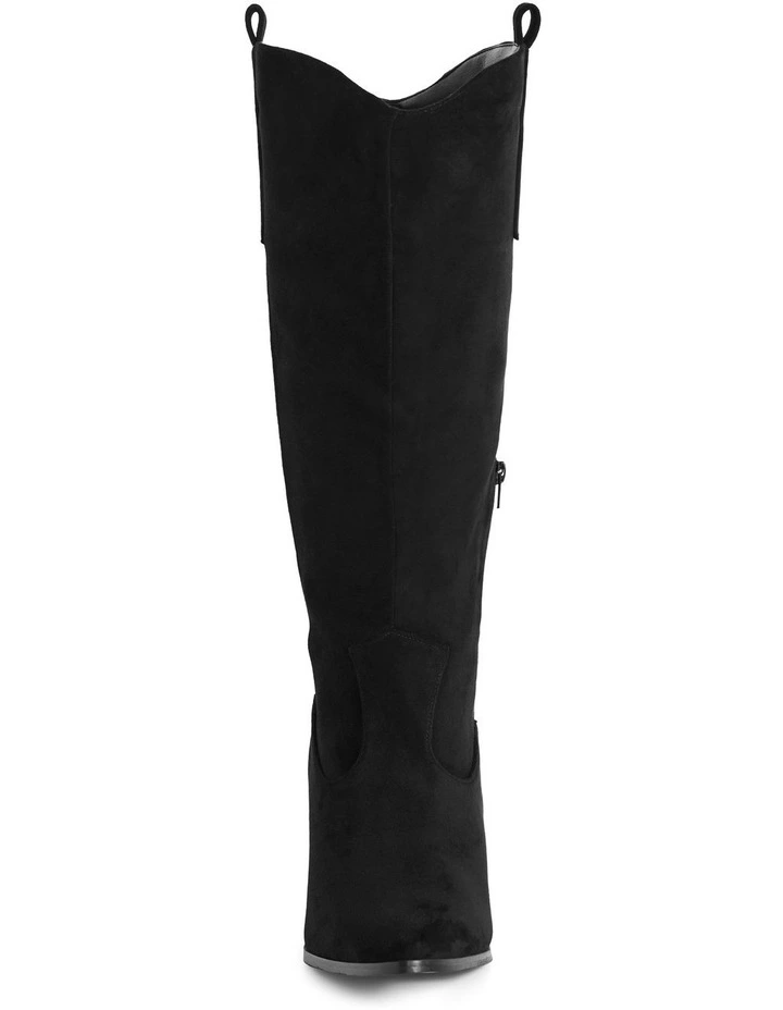 WIDE FIT Anastasia Boot in Black image 5
