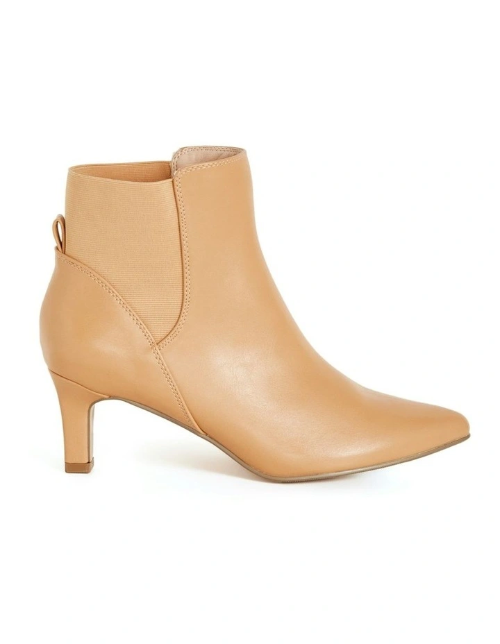 WIDE FIT Sadie Ankle Boot in caramel image 2