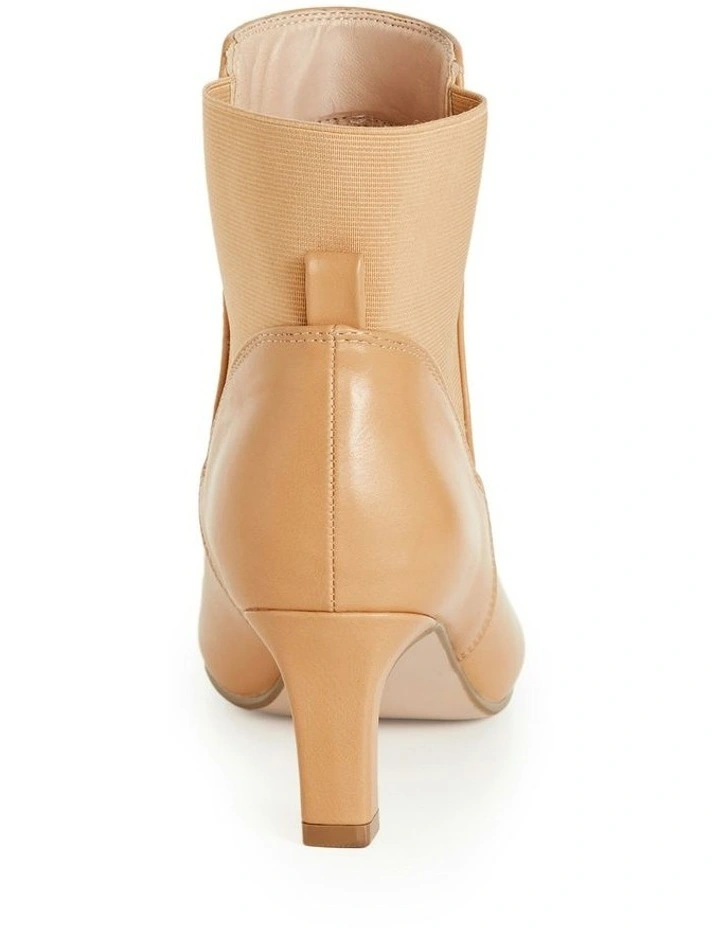 WIDE FIT Sadie Ankle Boot in caramel image 3
