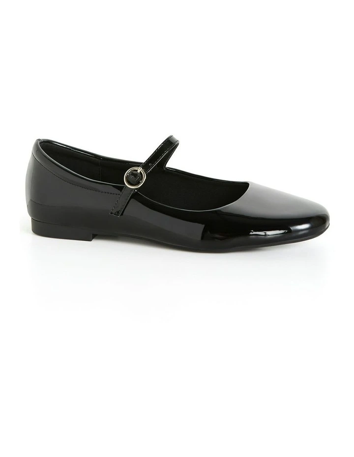 WIDE FIT Sofia Ballerina in Black image 1