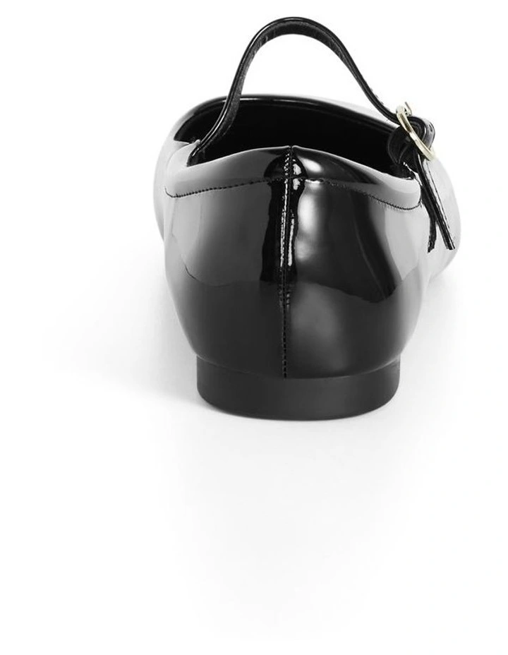 WIDE FIT Sofia Ballerina in Black image 3