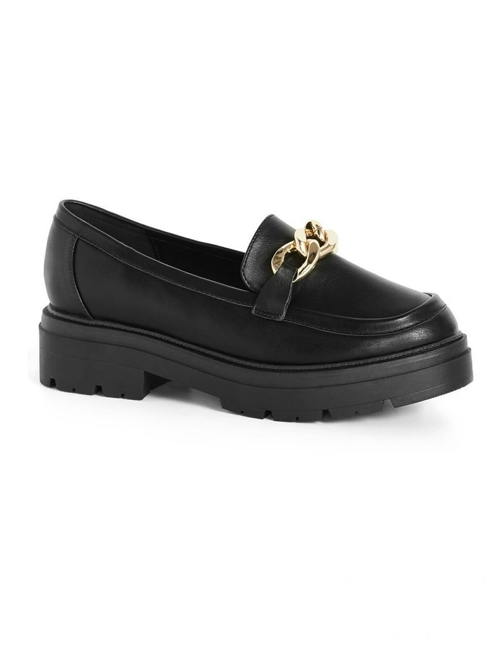 WIDE FIT Jordan Loafer in Black image 1