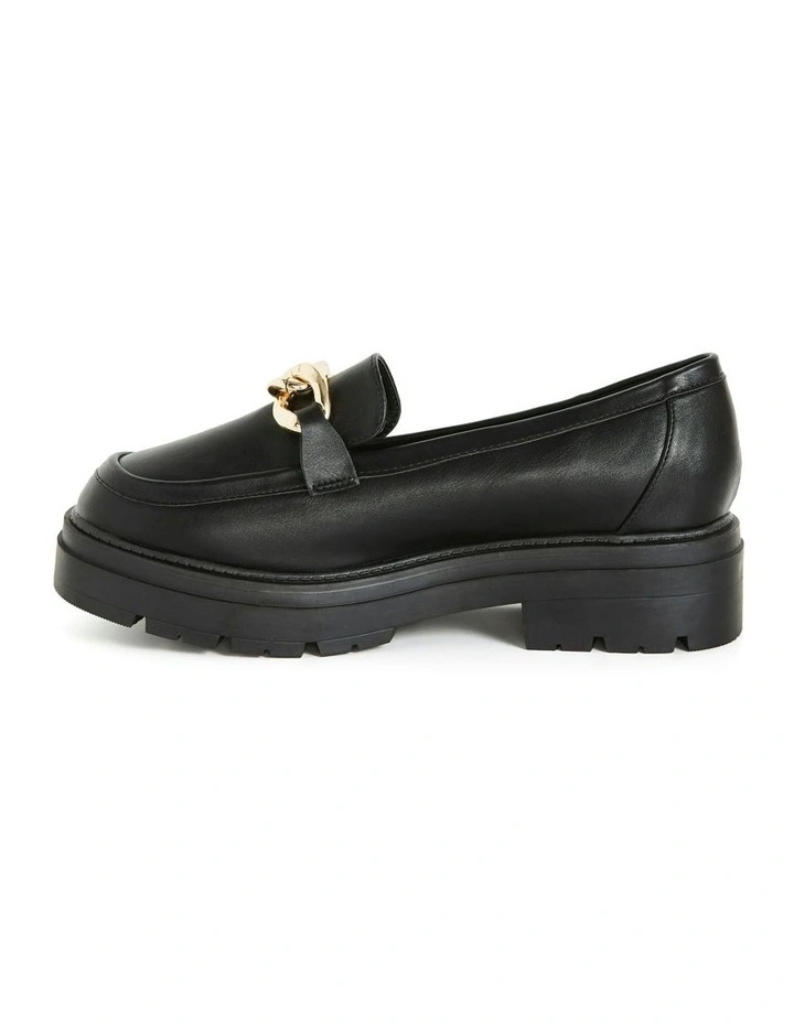 WIDE FIT Jordan Loafer in Black image 4