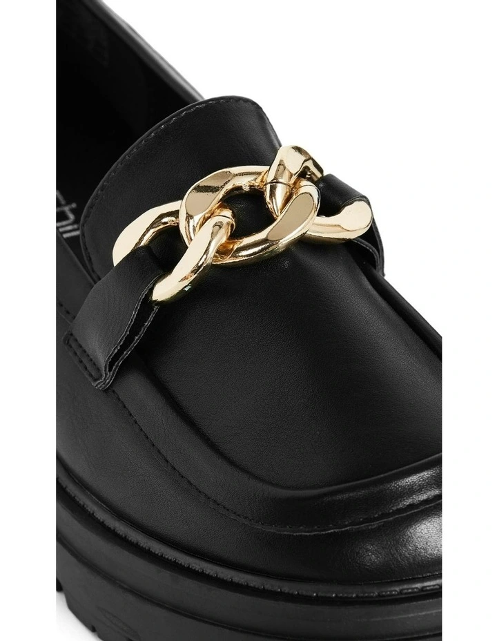 WIDE FIT Jordan Loafer in Black image 7
