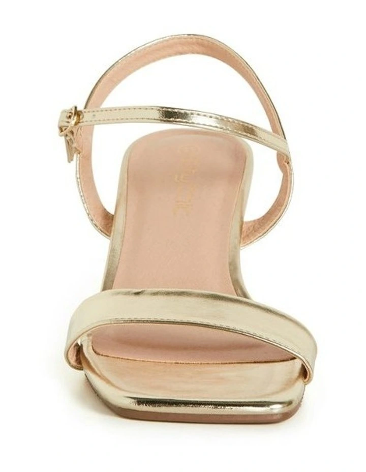 Wide Fit Party Time Heel in Yellow image 3
