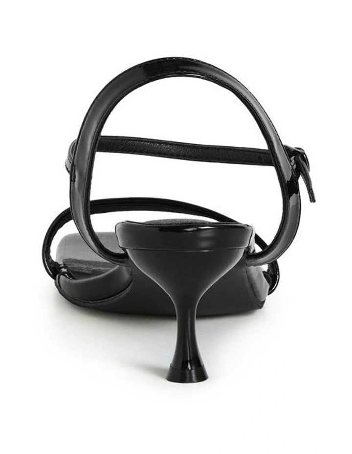Wide Fit Party Time Heel in Black image 3