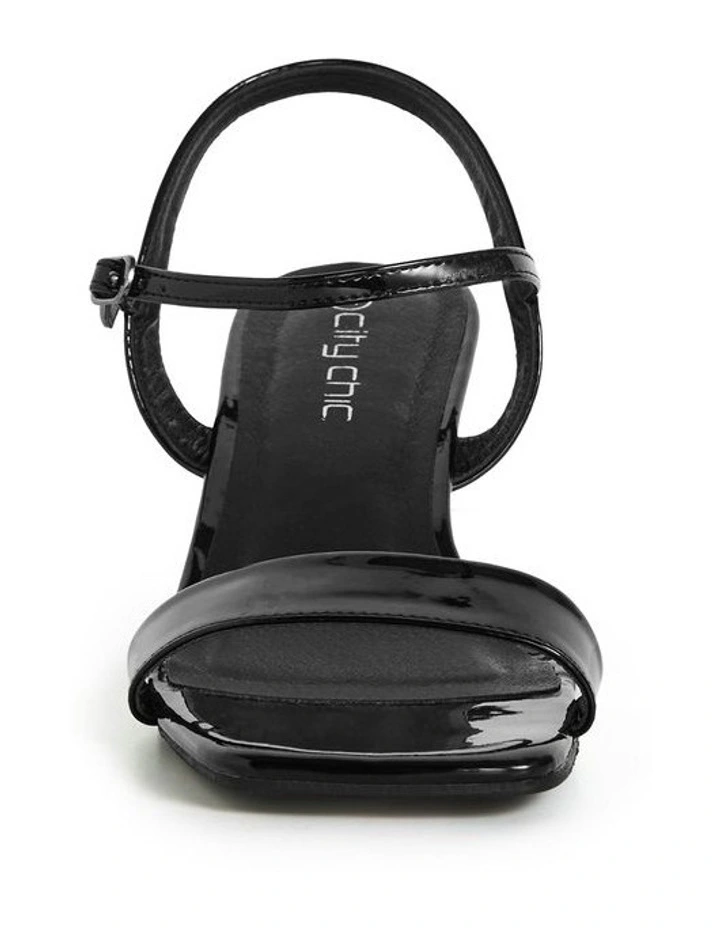 Wide Fit Party Time Heel in Black image 5