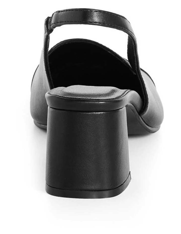 Wide Fit Chelsea Slingback in Black image 3