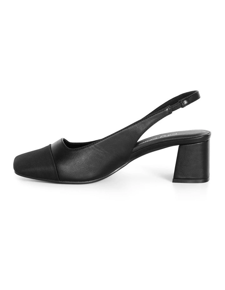 Wide Fit Chelsea Slingback in Black image 4