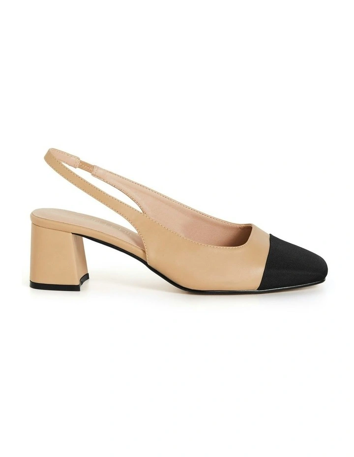 Wide Fit Chelsea Slingback in Caramel image 1