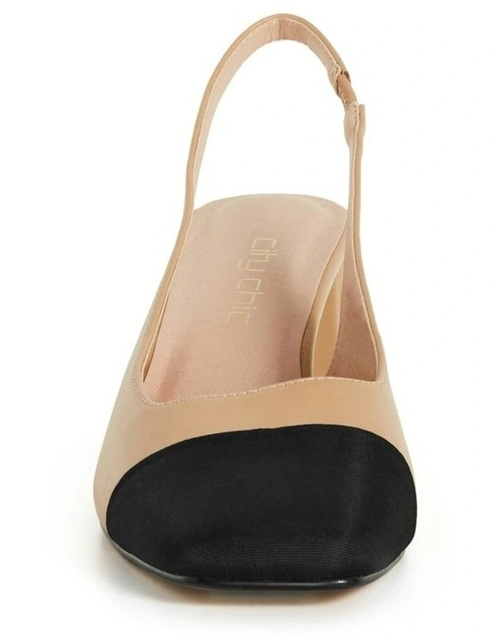 Wide Fit Chelsea Slingback in Caramel image 5
