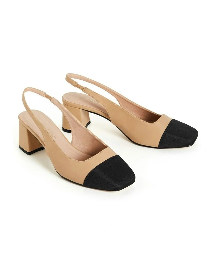 Wide Fit Chelsea Slingback in Caramel image 6