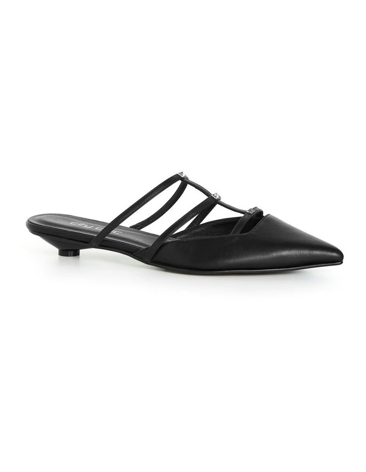 Wide Fit Azelea Slide in Black image 2