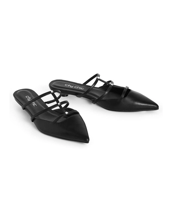 Wide Fit Azelea Slide in Black image 6