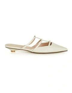 Wide Fit Azelea Slide in Cream