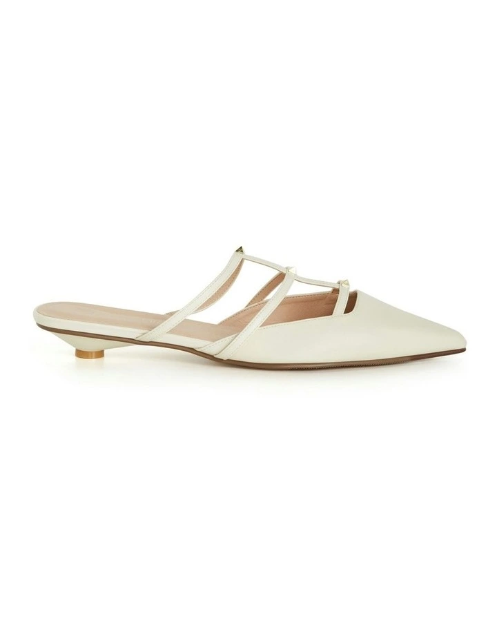 Wide Fit Azelea Slide in Cream image 1
