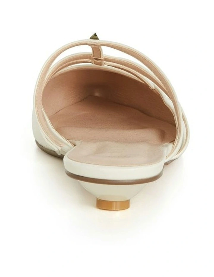 Wide Fit Azelea Slide in Cream image 3