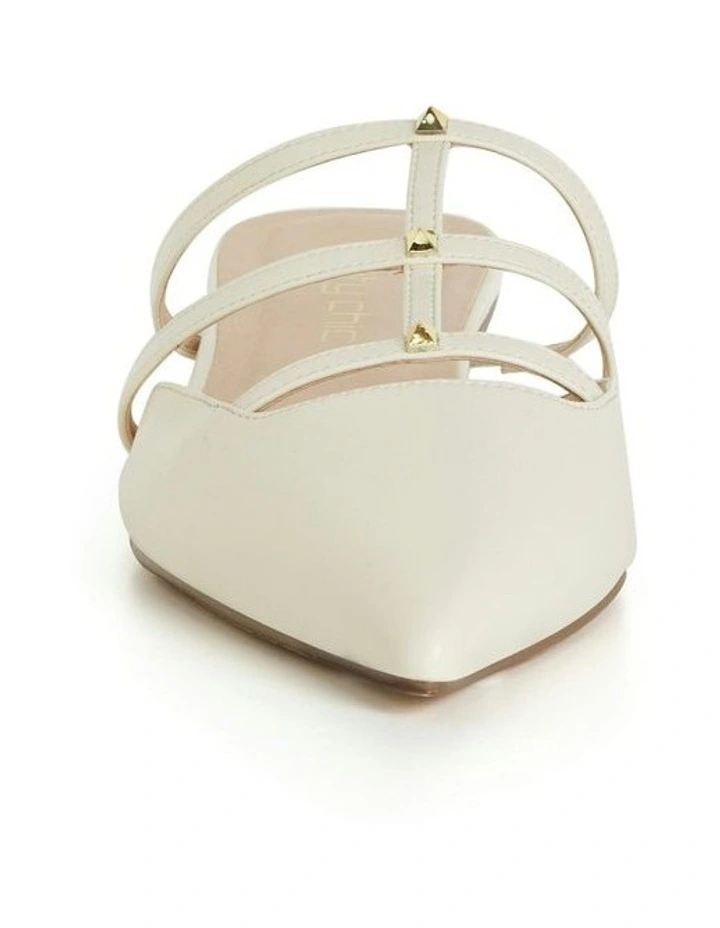 Wide Fit Azelea Slide in Cream image 5