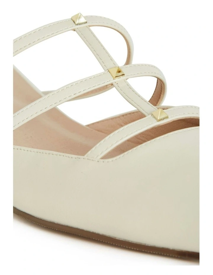 Wide Fit Azelea Slide in Cream image 7