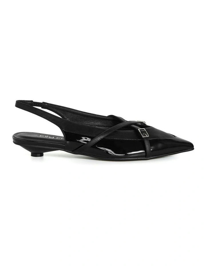Wide Fit Miami Slide in Black image 1