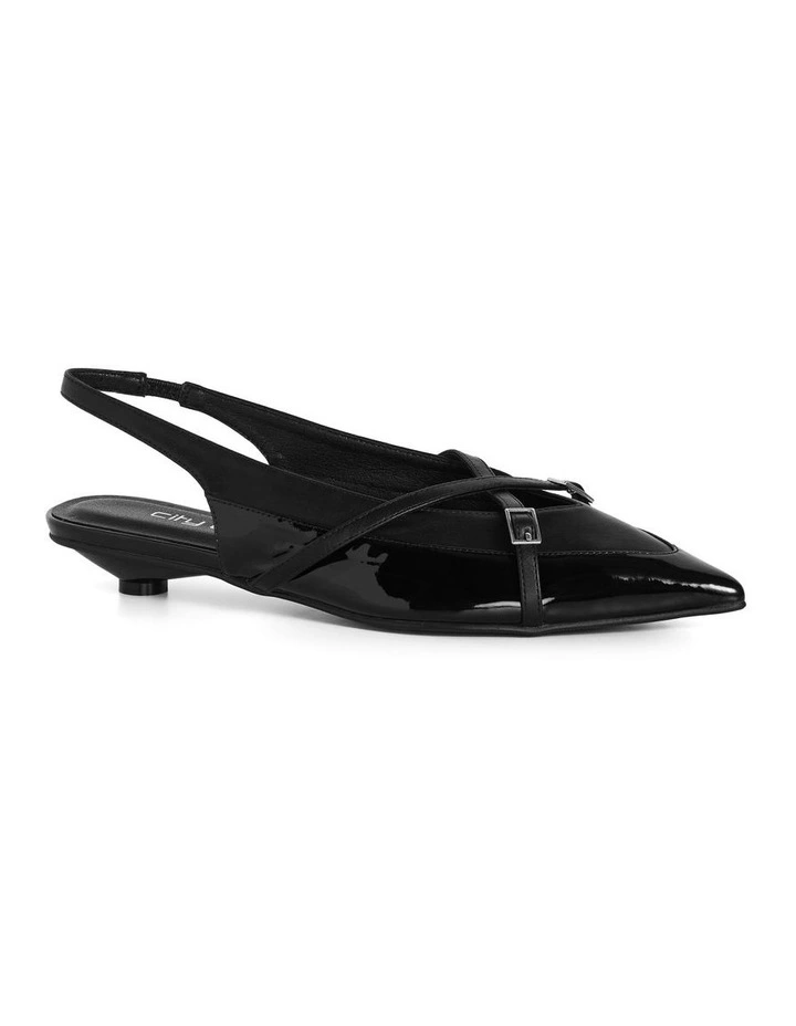 Wide Fit Miami Slide in Black image 2