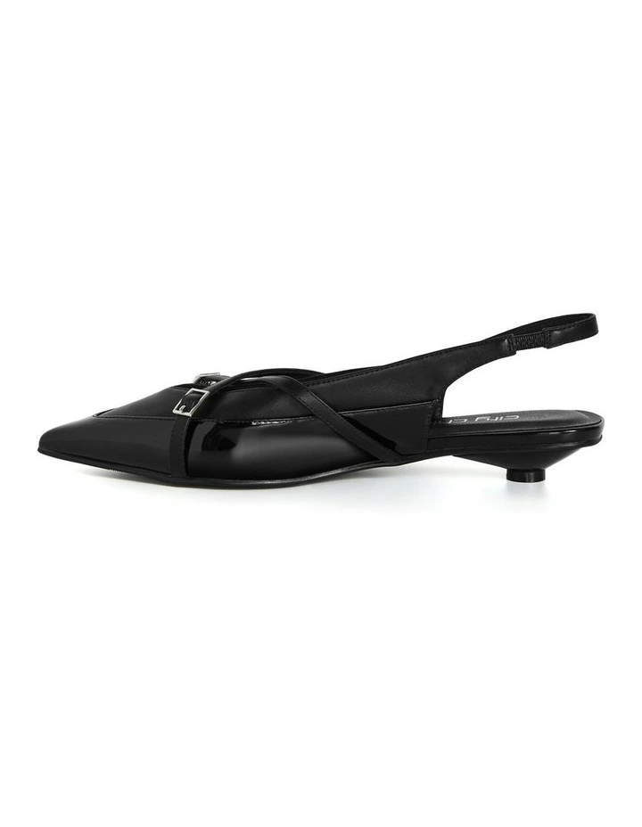 Wide Fit Miami Slide in Black image 4