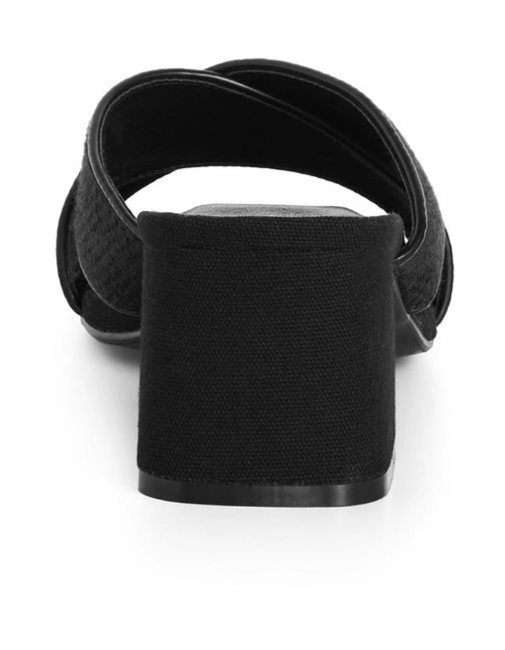 Wide Fit Tuscany Slide in Black image 3