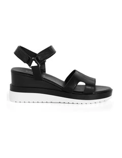 Wide Fit Viki Platform in Black
