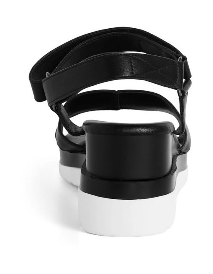 Wide Fit Viki Platform in Black image 3