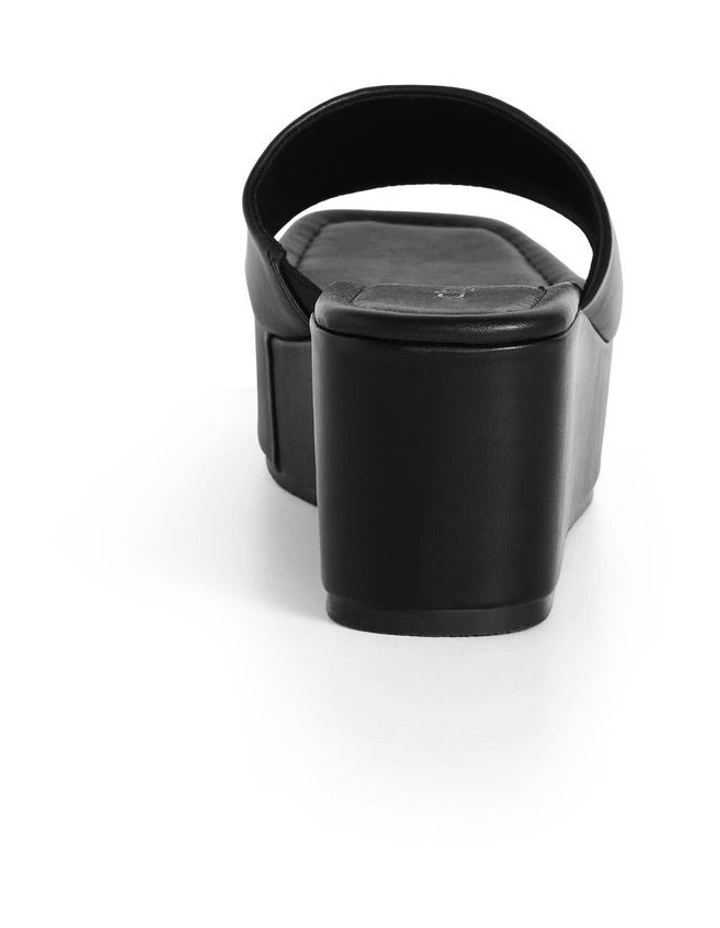 Wide Fit Slidey Platform in Black image 3