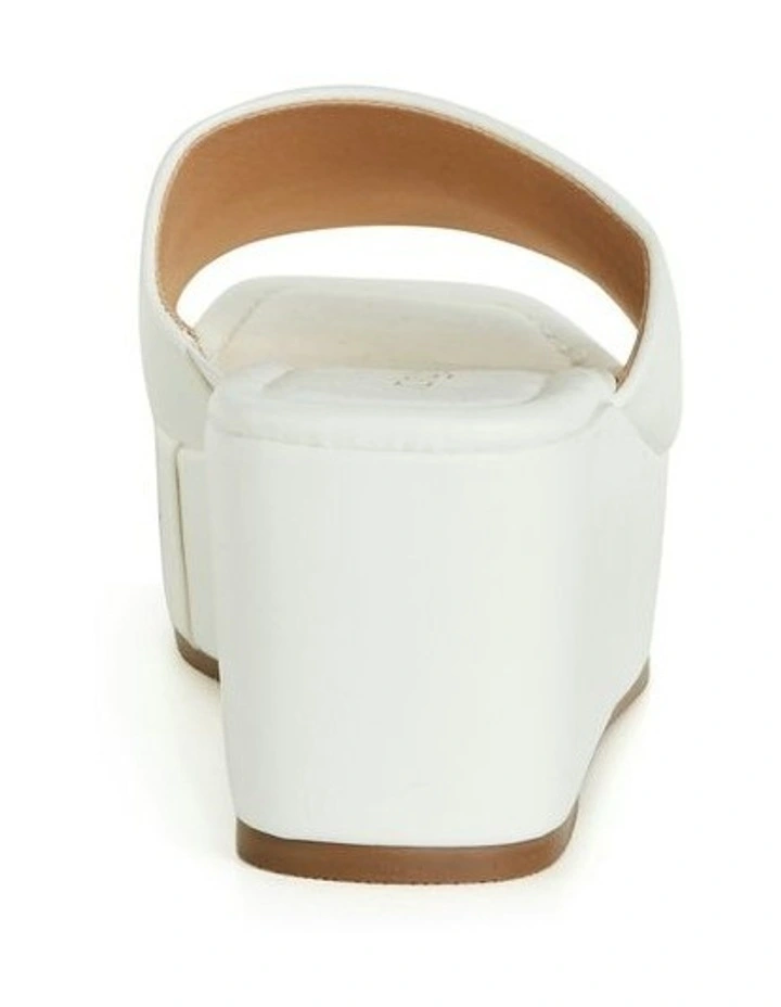 Wide Fit Slidey Platform in White image 3