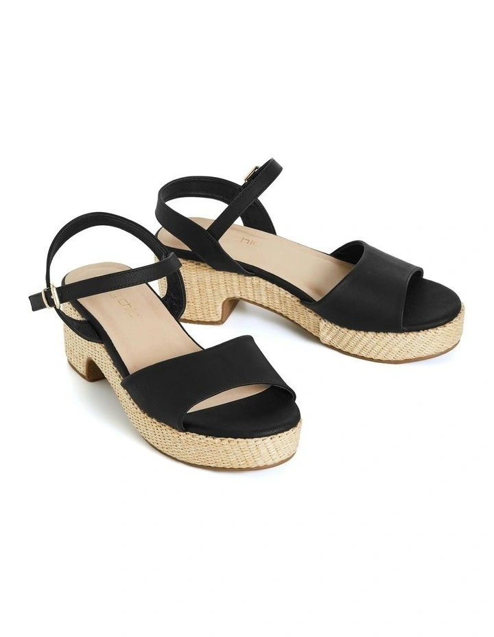 Wide Fit Visionary Platform in Black image 6