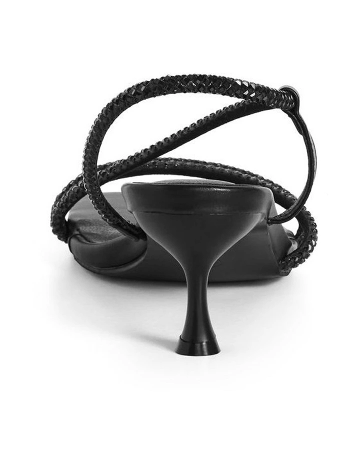 Wide Fit Party Slingback in Black image 3