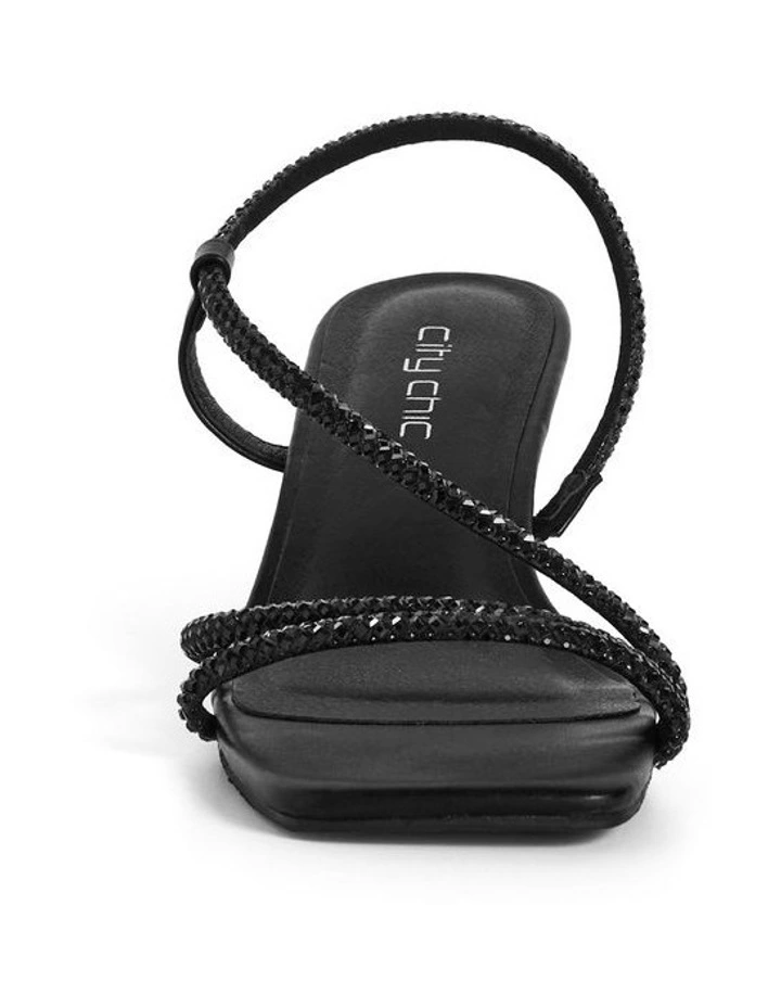 Wide Fit Party Slingback in Black image 5