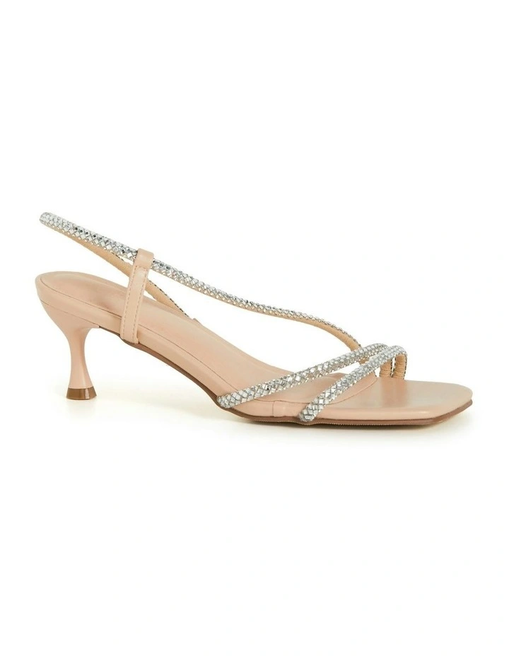 Wide Fit Party Slingback in Nude image 2