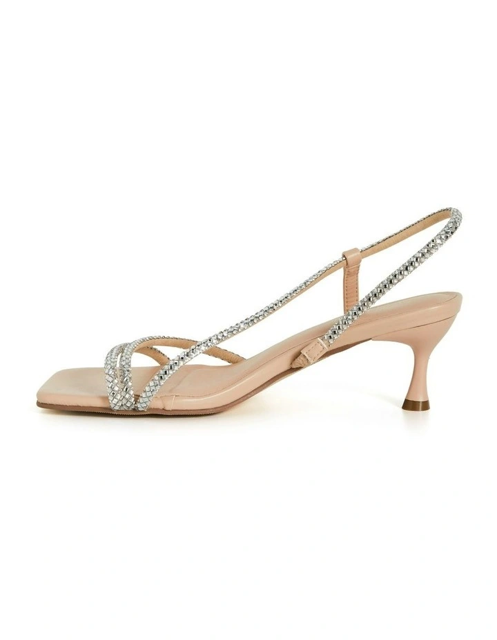 Wide Fit Party Slingback in Nude image 4