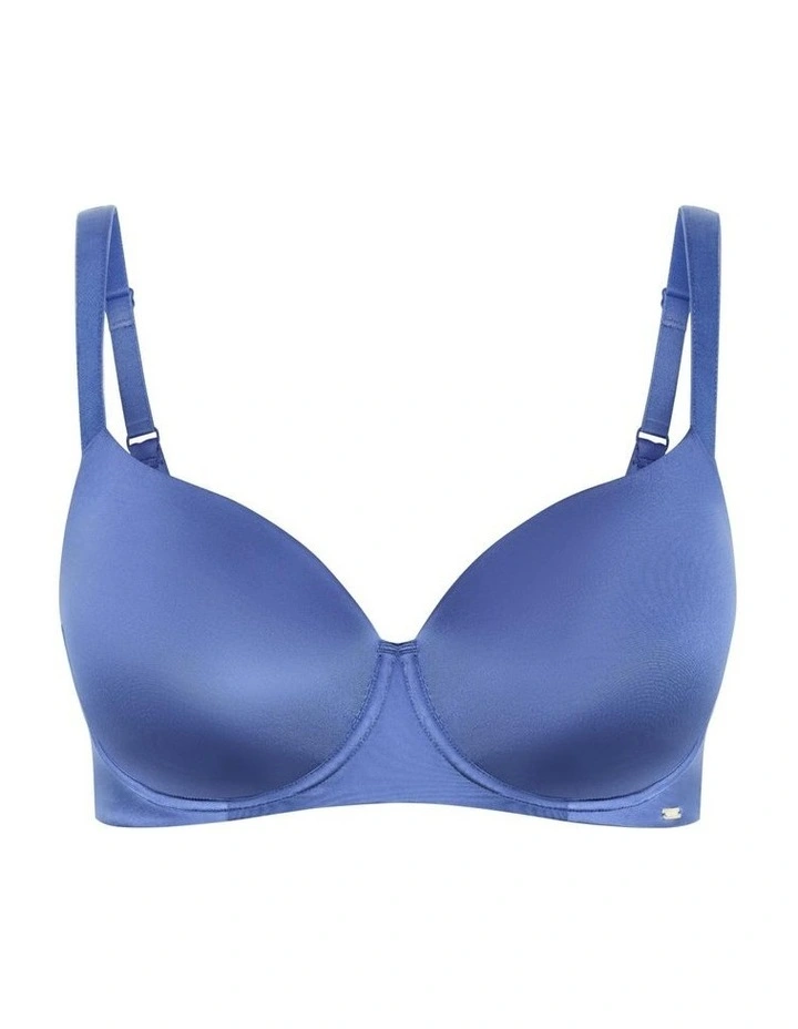 Plus Size Smooth & Chic T-Shirt Bra in true navy image 4