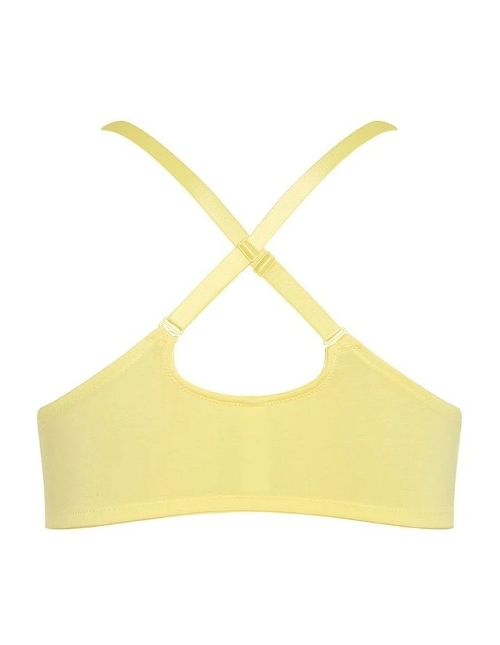 Smooth And Chic Front Close Cotton Push Up Bra in Lemonade image 6