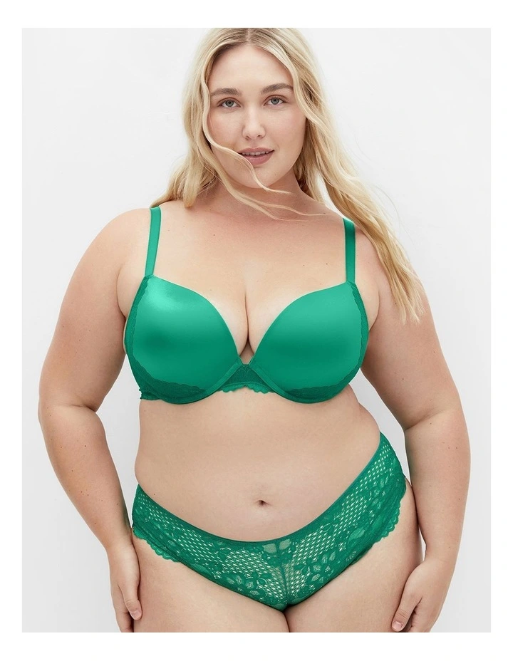 Allure Push Up Bra in Green image 1