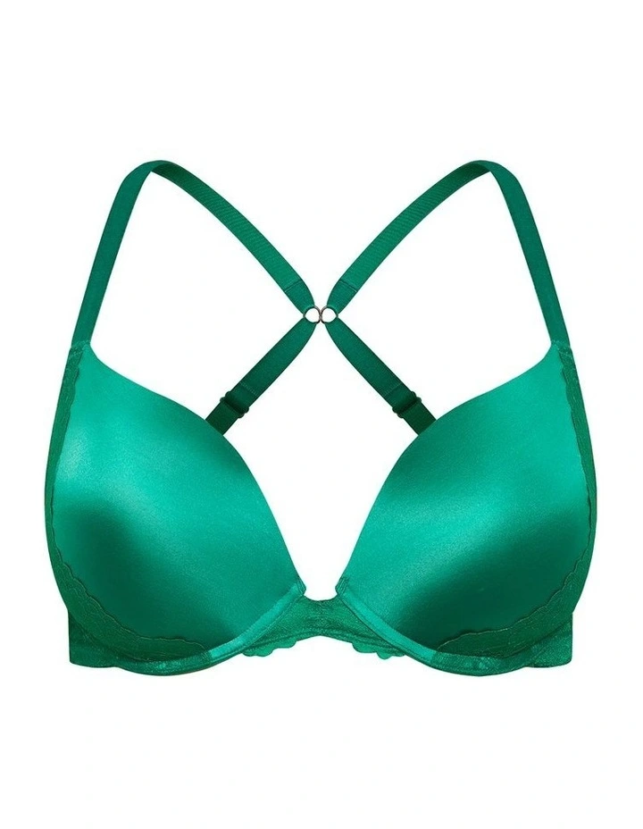 Allure Push Up Bra in Green image 3