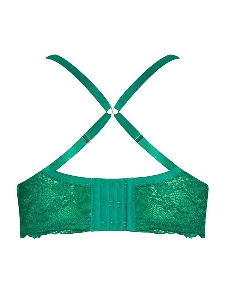 Allure Push Up Bra in Green image 4
