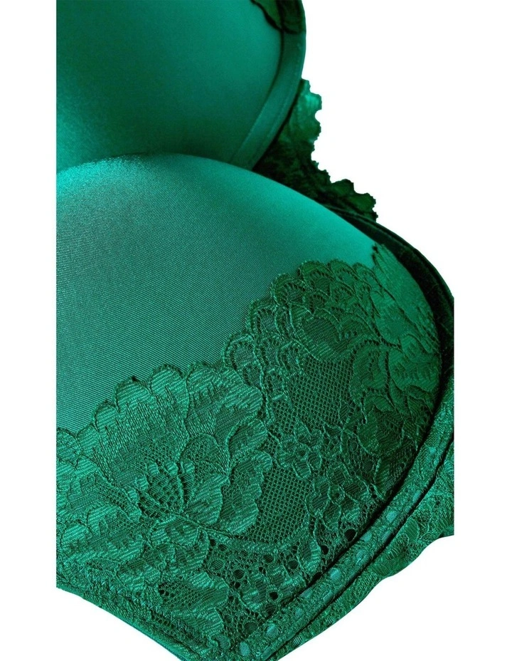 Plus Size Allure Push Up Bra in kelly green image 7