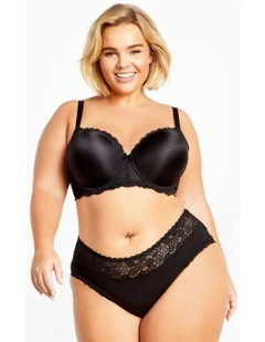 Hailey Demi T-shirt Bra in Black